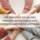 Dėl piniginės socialinės paramos nepasiturintiems gyventojams turto vertinimo